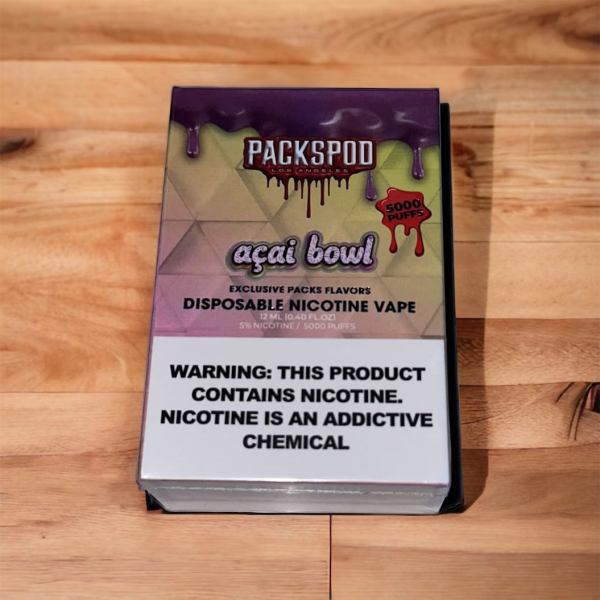 packs pod vape Packspod Disposables [5000 puffs] – Acai Bowl – V4S Color:Watermelon Pineapple Mint Ice | Extra Premium THCA Disposable