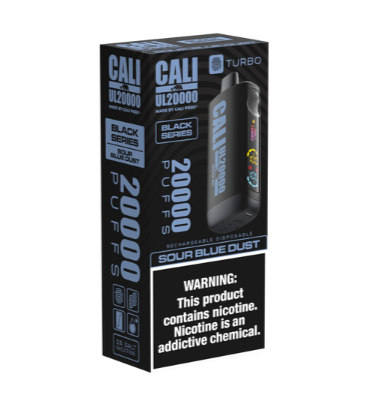 Cali UL20000 Disposable BLACK SERIES [20,000 puffs] - Sour Blue Dust
