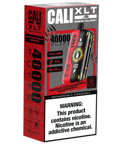 Cali XLT Disposable [40,000 puffs] - Frozen Strawberry Raspberry