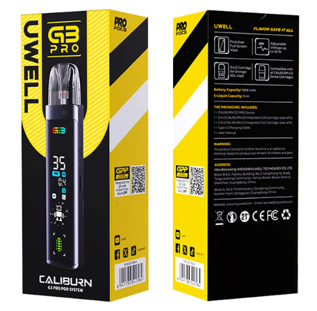 Uwell Caliburn G3 Pro Pod System