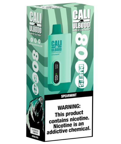 Cali UL8000 Disposable [8,000 puffs] - Spearmint