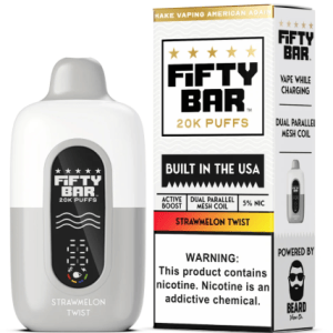 Beard Fifty Bar [20k PUFFS] - Strawmelon Twist